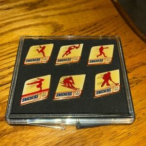 Snickers Olympic pins 1992